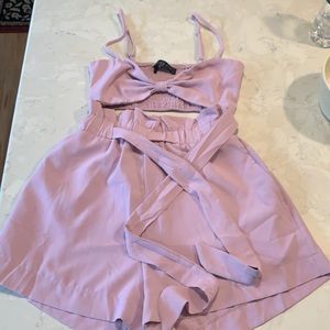 Two piece purple set from White Fox Boutique